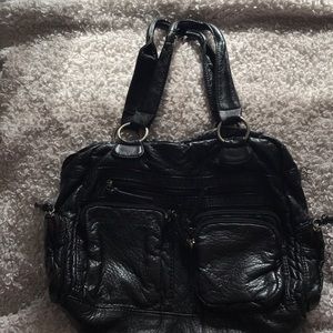 Black satchel